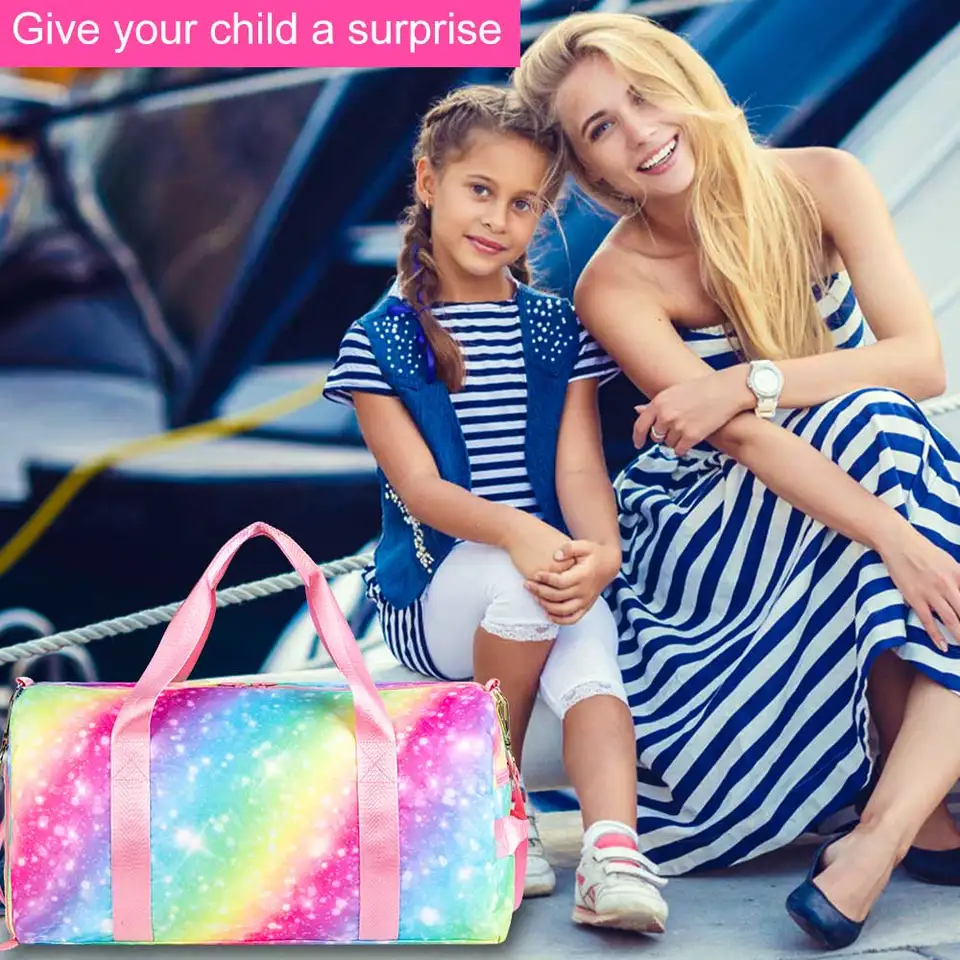 Art Bleu Arc-en-Ciel Sac De Sport De Natation De Sport Avec