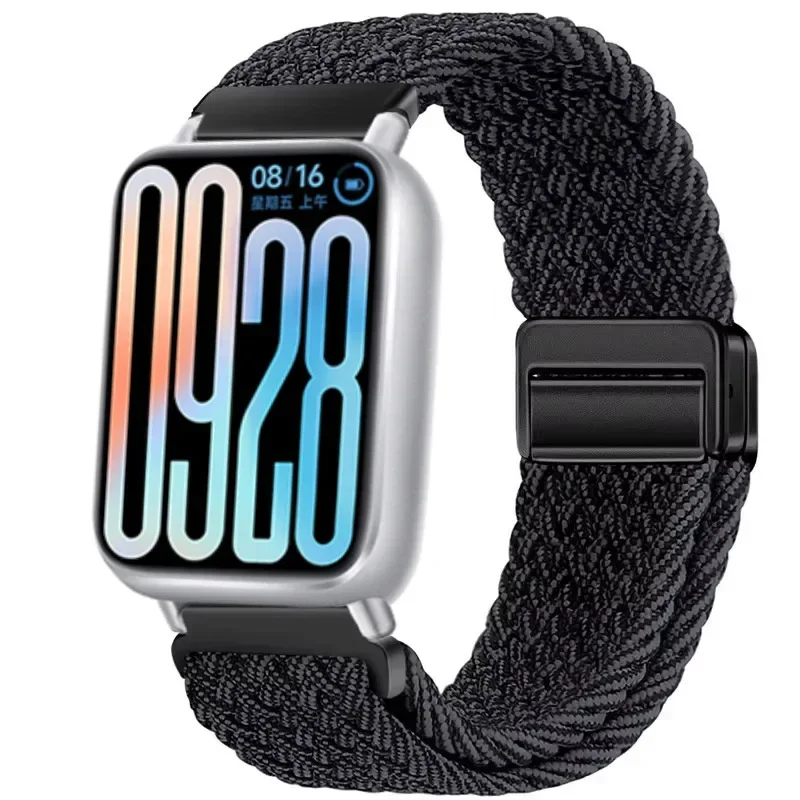 Nylon Braided Magnetic Buckle Strap - Breathable & Comfortable Replaceable Band