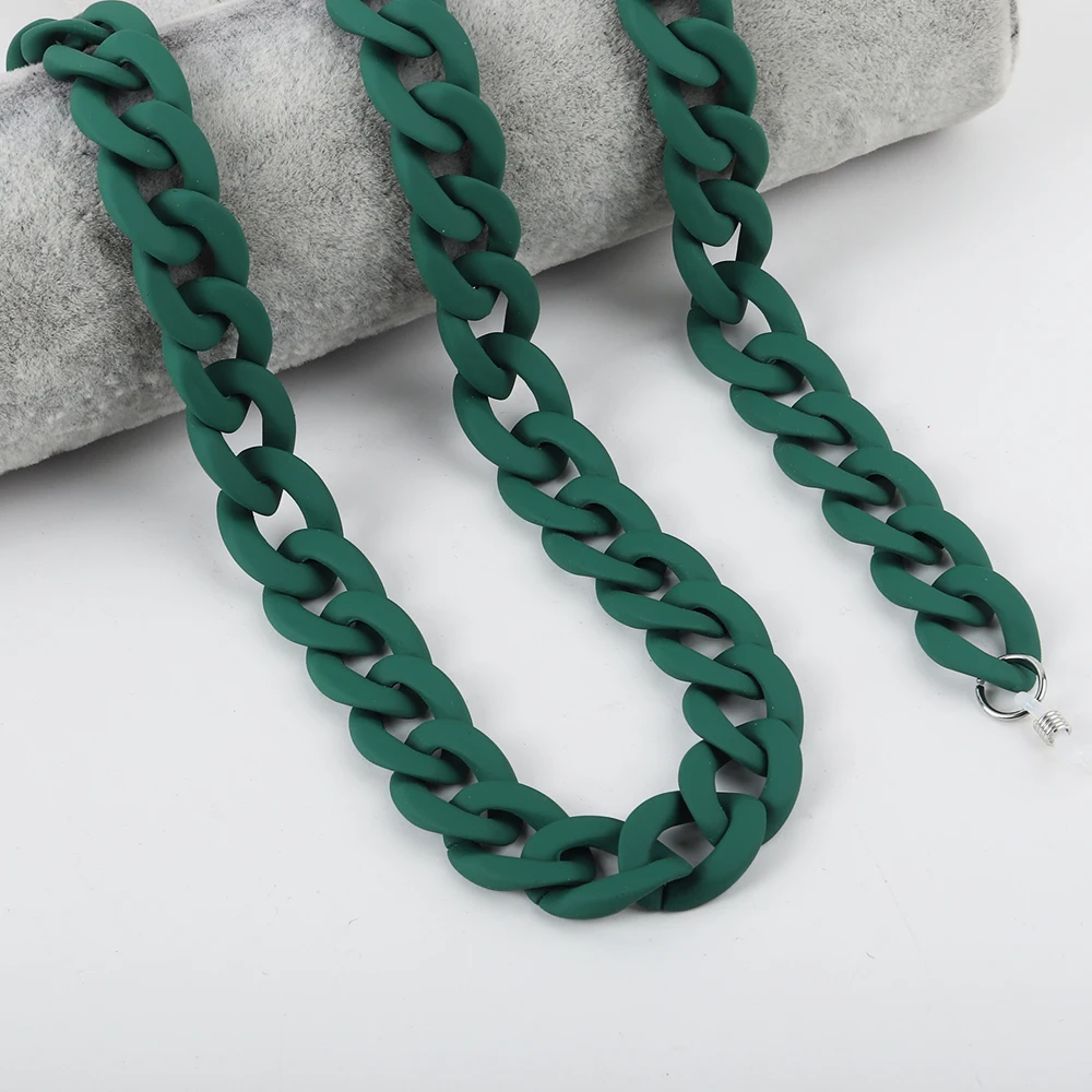 Catena porta occhiali in acrilico colorato accessori per occhiali da sole estivi cavo porta occhiali antiscivolo per uomo donna cordino per occhiali  36