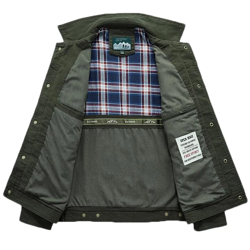 Trench Coat Men Casual Multi Pockets Militarmy Jackets chaqueta larga hombre Male New Fashion Windbreaker Trench Coats Plus 6XL