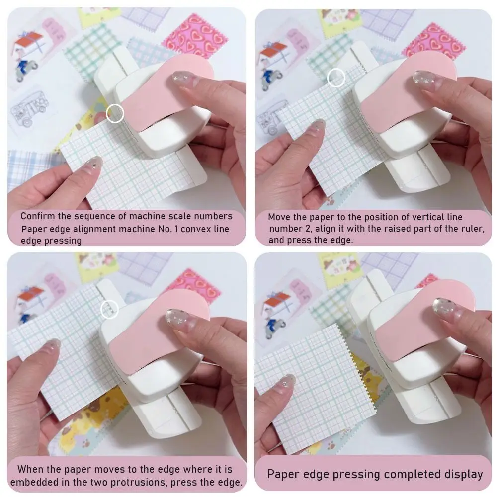 수동 우표 펀치 엠보싱 DIY 스탬프 엠보싱 기계 노동 절약형 종이 가장자리 엠보싱 도구