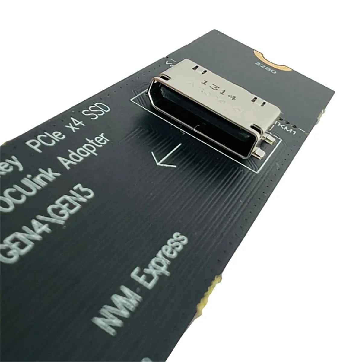 Carte Contrôleur PCIe 4X Vers Oculink SFF-8612 – Adaptateur SSD Avec Câble 68Pin SFF-8639