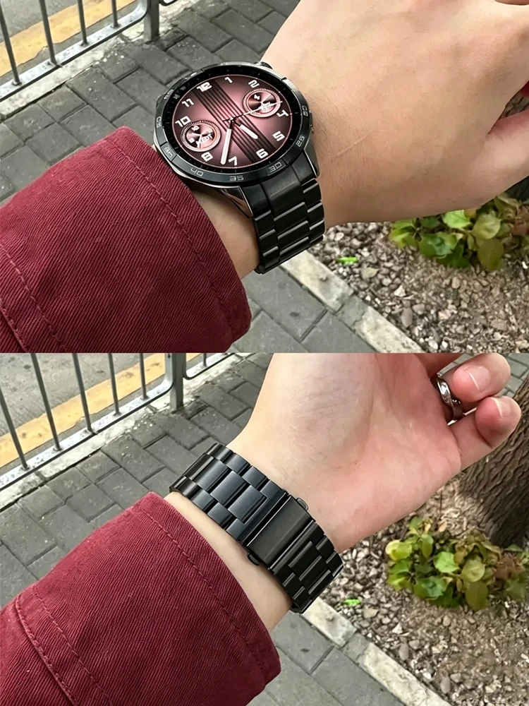 Exclusive Metal No Gap Stainless Steel Watch Strap Bracelet