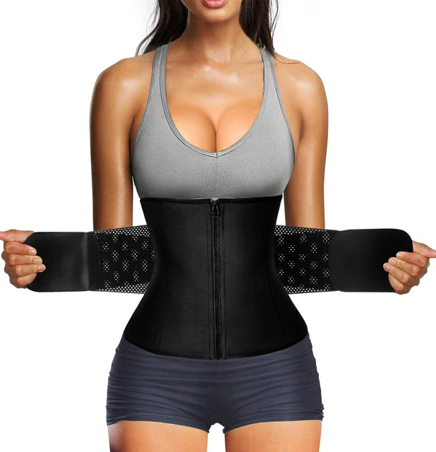 Cinturón de entrenamiento de cintura para mujer, faja deportiva de Control  de barriga, recortadora de Sauna, sudor, banda delgada para el vientre, 1  pieza - AliExpress