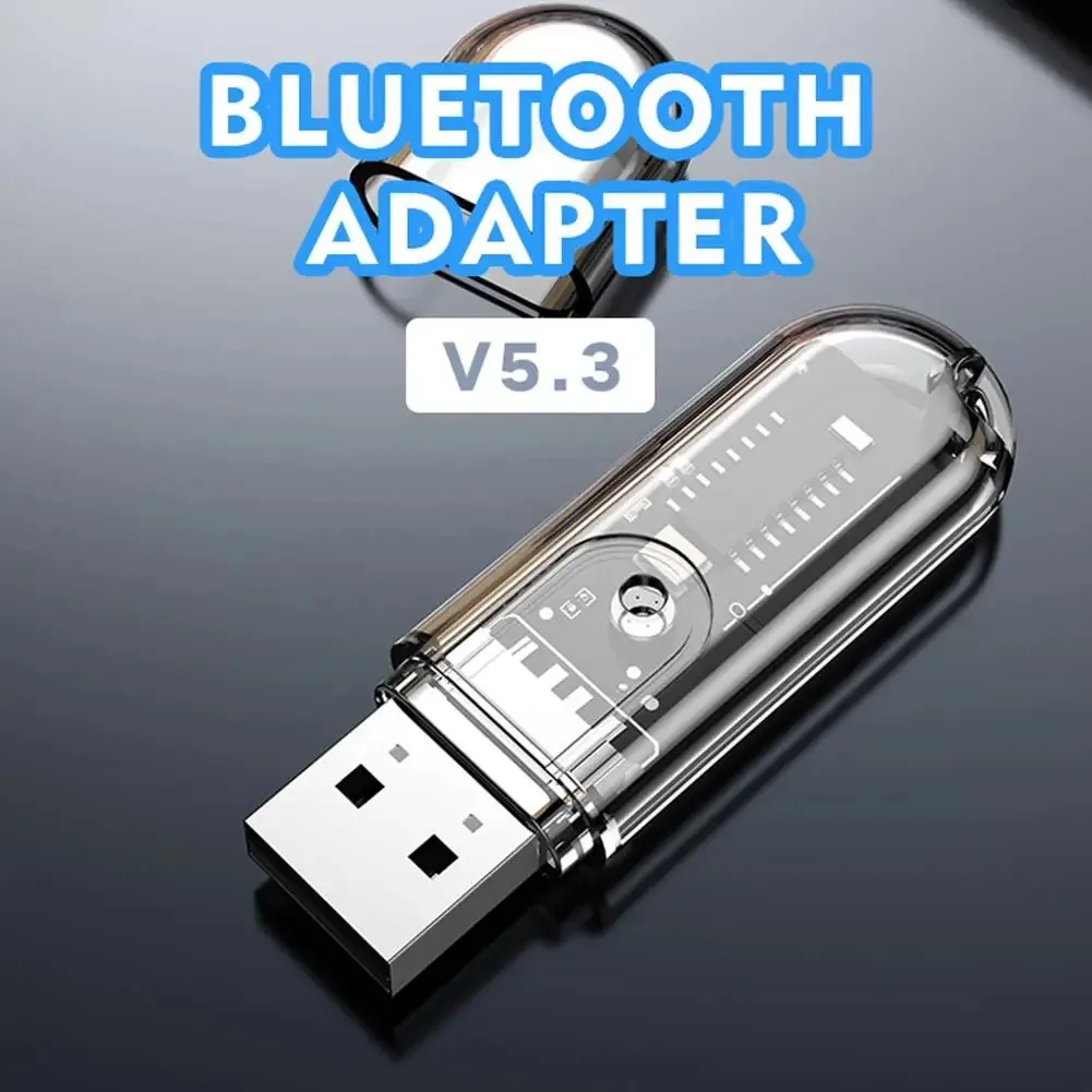 

USB-адаптер Bluetooth 5,3, беспроводной Bluetooth-передатчик для компьютера