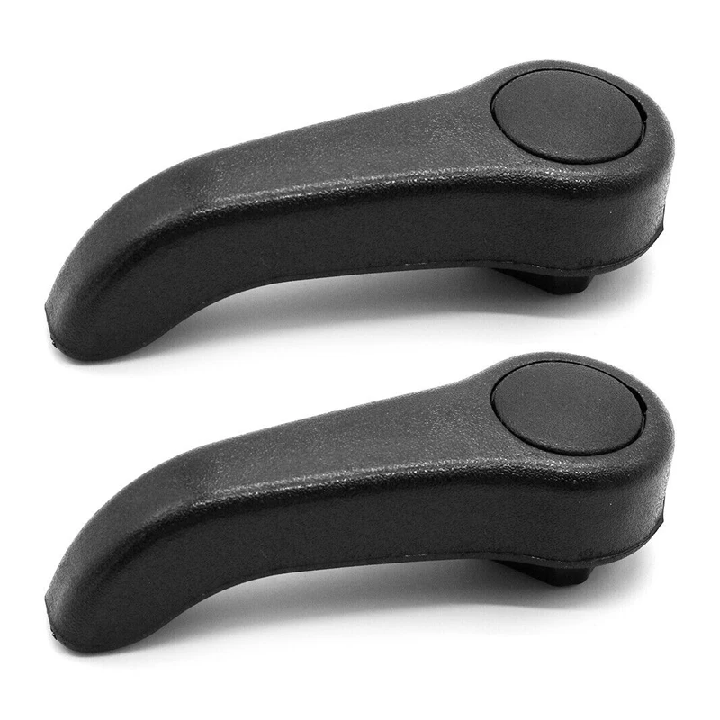 1 Pair Car Seat Adjustment Handle Black Plastic Fit for Renault Clio