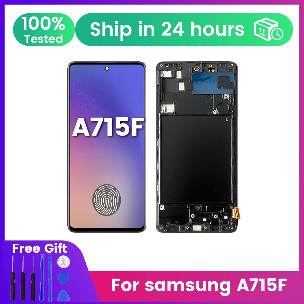 AMOLED A71 Screen, for Samsung Galaxy A71 A715 A715F A715FD