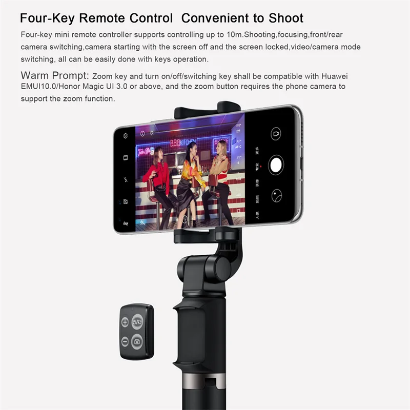 HUAWEI CF15 Pro Travel Tripod Wireless Bluetooth Selfie Stick