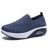 Women Sneakers Comfortable Outdoor Anti Slip Sports Shoes Soft Sole Mesh Breathable Solid Color Platform Vulcanized Ladies Shoes 6
