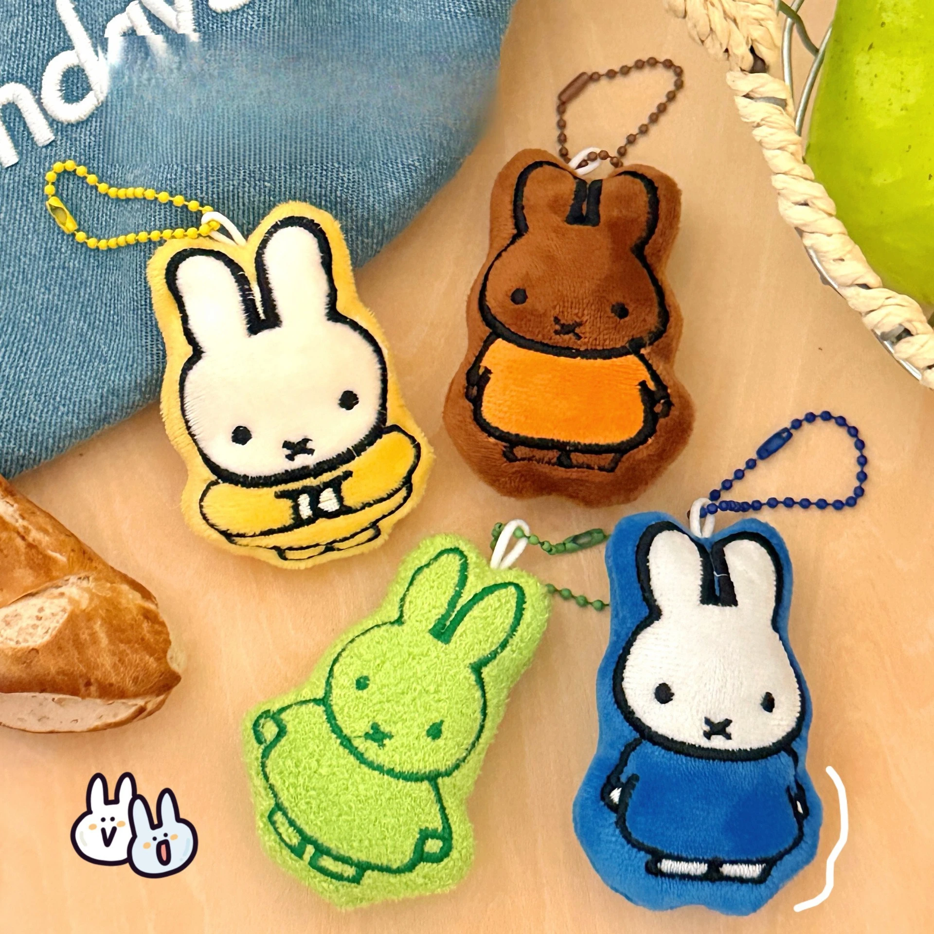 1/4 Stück Niedliche Miffy Cartoon Kleintier-Puppe Mädchen-Rucksack Vielseitige Puppe – Detail 13