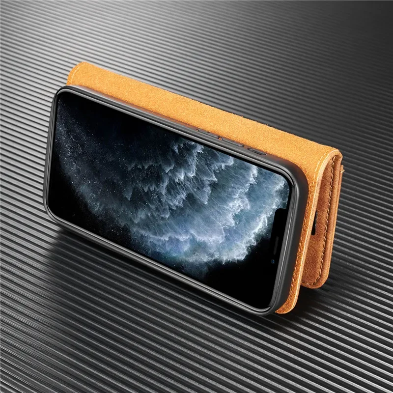 Premium Detachable Magnetic Leather Wallet Phone Case with Card Holder