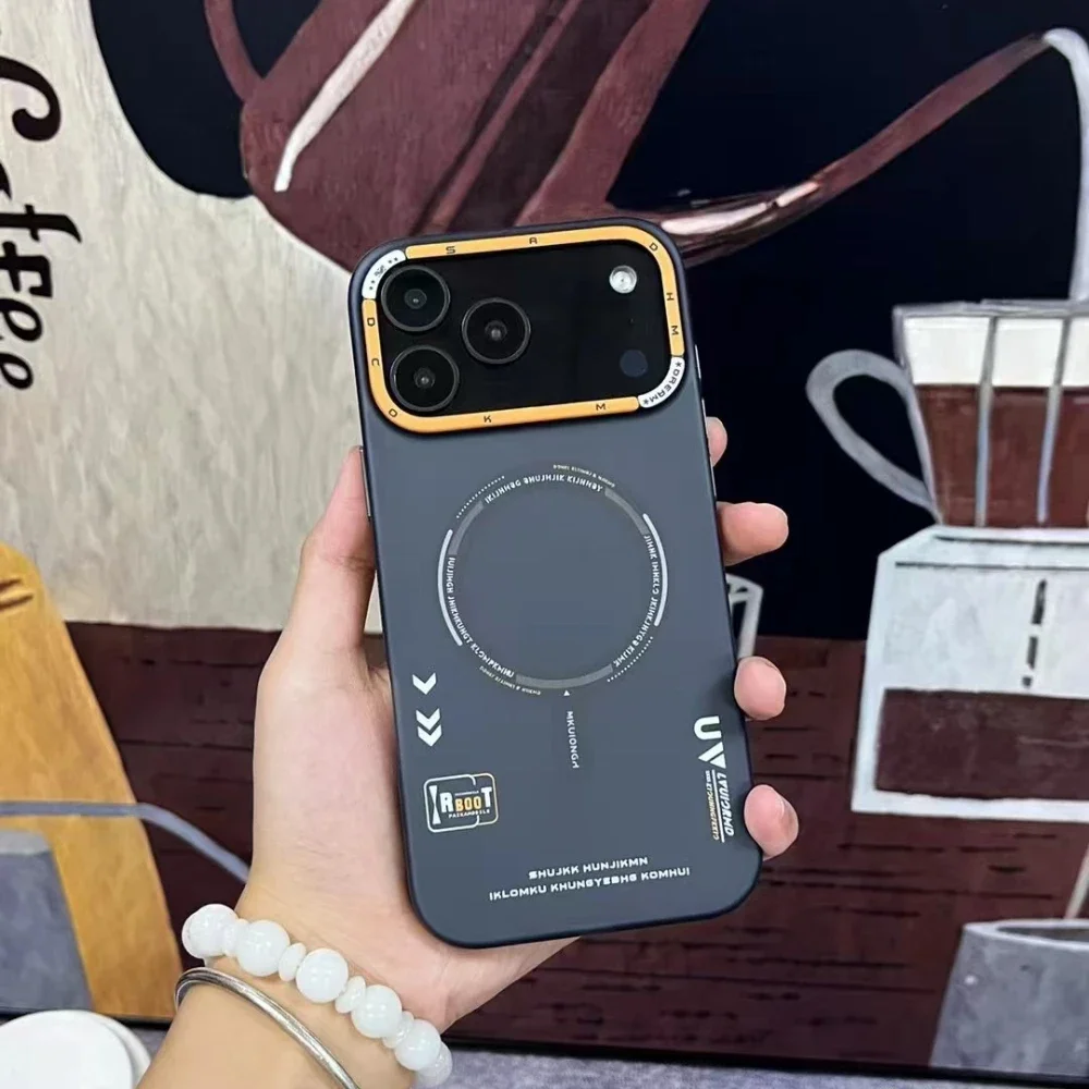 iPhone Matte Magnetic Case with Lens Frame 5