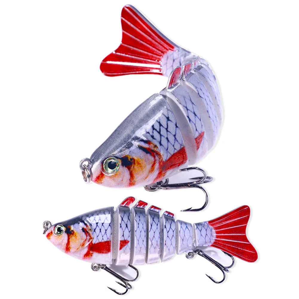 Multi Sections Fishing Lure 10cm 15g 7-Jointed Swimbait Wobblers