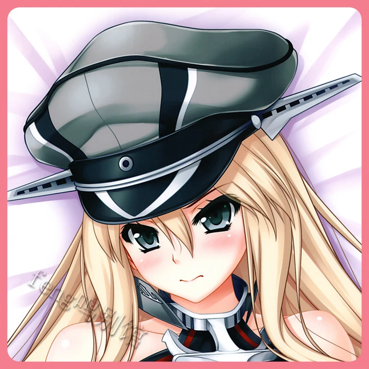 

2022 NEW Anime Bismarck Kantai Collection Dakimakura 2WAY Hugging Body Pillow Case Cosplay Japanese Cushion Cover Gifts HOT