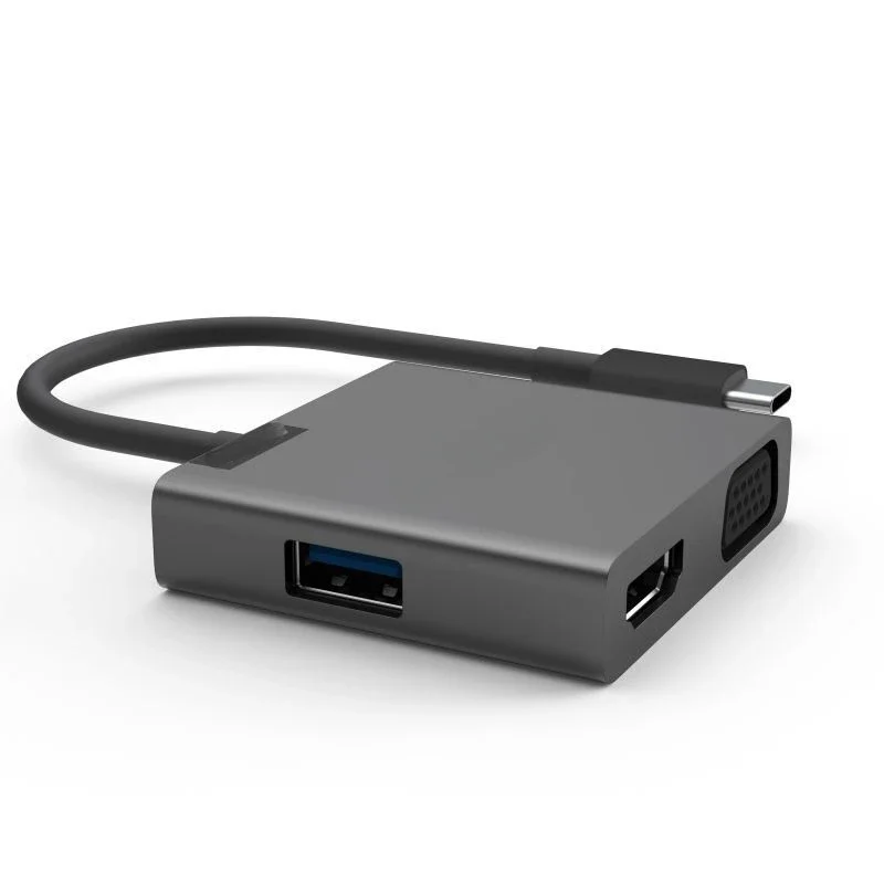 

Док-станция VGA HDMI USB3.0 для ноутбука, 3 в 1