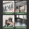 Wall-Mounted Multifunctional Storage Knife Rack Kitchen Storage Rack Detachable With Multiple Bracket And Hook Chopsticks Holder 6