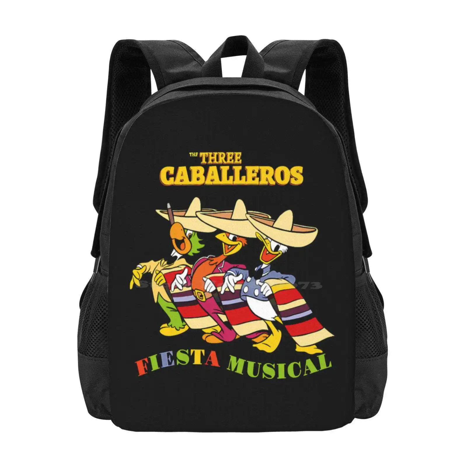 

The Fiesta музыкальные три кабальероса горячая Распродажа рюкзак модные сумки тещи для него шаблон для ее СГ для мужчин