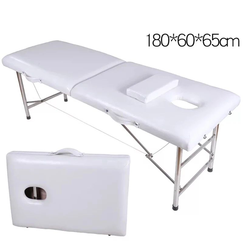 Professional carry on massage beauty bed folding massage tattoo SPA bed beauty salon thickening treatment table massage table