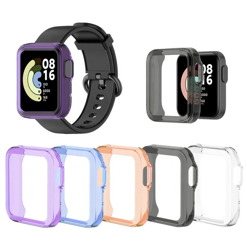 Custodia Protettiva Vuota In Tpu Semiciruida In Silicone Tpu Morbido Per Custodia Smartwatch Per Orologi Redmi