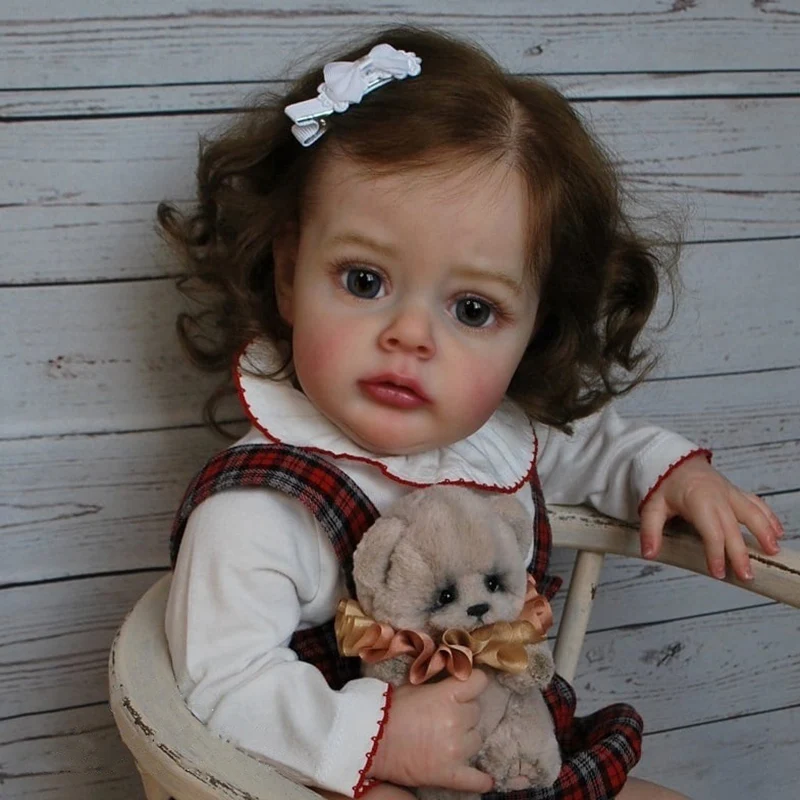 

Babys Reborn Doll 50cm Silicone Reborn Baby Doll Adorable Lifelike Toddler Bonecas Girl Menina De Surprice Doll with Giraffe