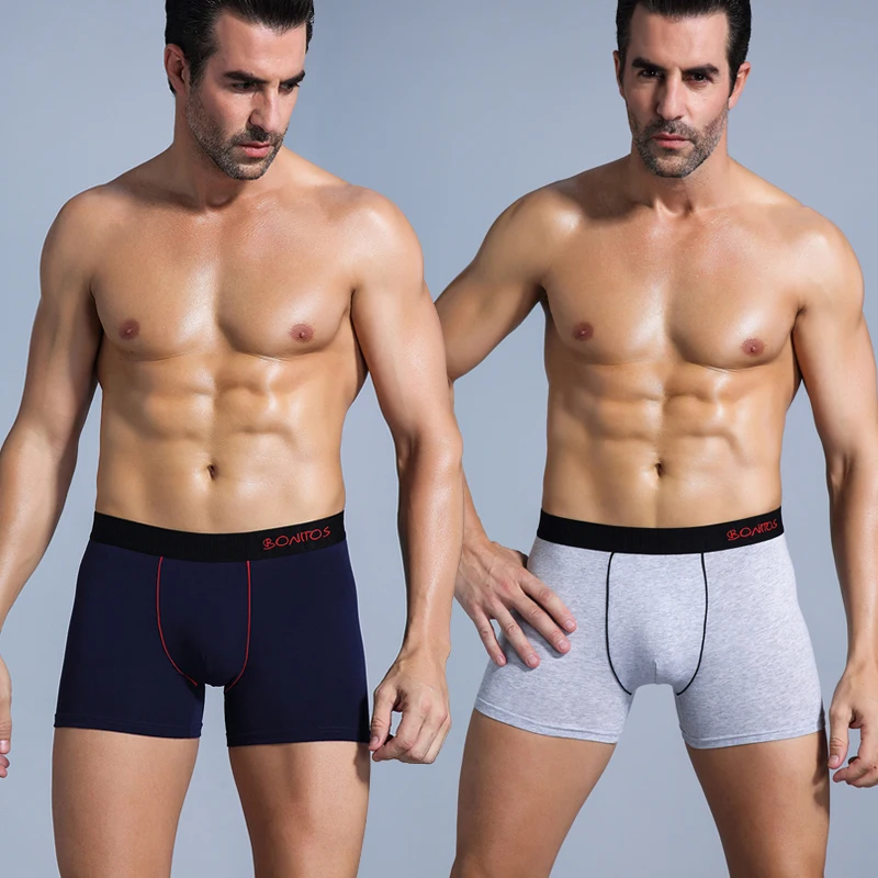 4pcs Boxer Shorts Mens Cotton Underwear Man Slip Men's Panties Sale