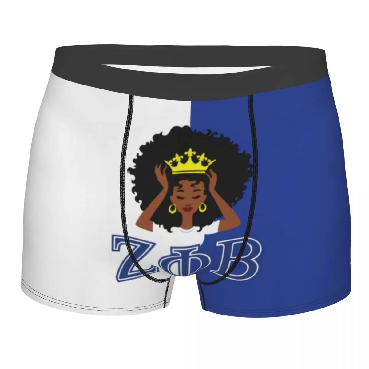 

Custom Zeta Phi Beta Sorority Boxers Shorts Mens ZOB Greek Letter 1920 Briefs Underwear Fashion Underpants