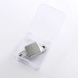 Universal Fast Release Steel Brush Strap with Fold Buckle Double Click Butterfly Clasp - Fashion Edition (Silver - 16mm with box)