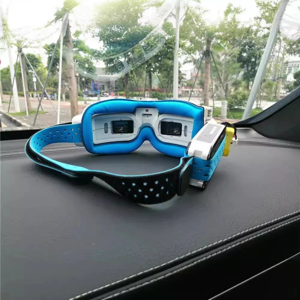 Coussinets mousse Fatshark FPV - Bleu, Respirant, Lavable