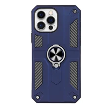 

Iphone 13 Solid Color Two-In-One Mobile Phone Case Suitable For Iphone 11 Car Magnetic Bracket Ring Buckle Protective Cover