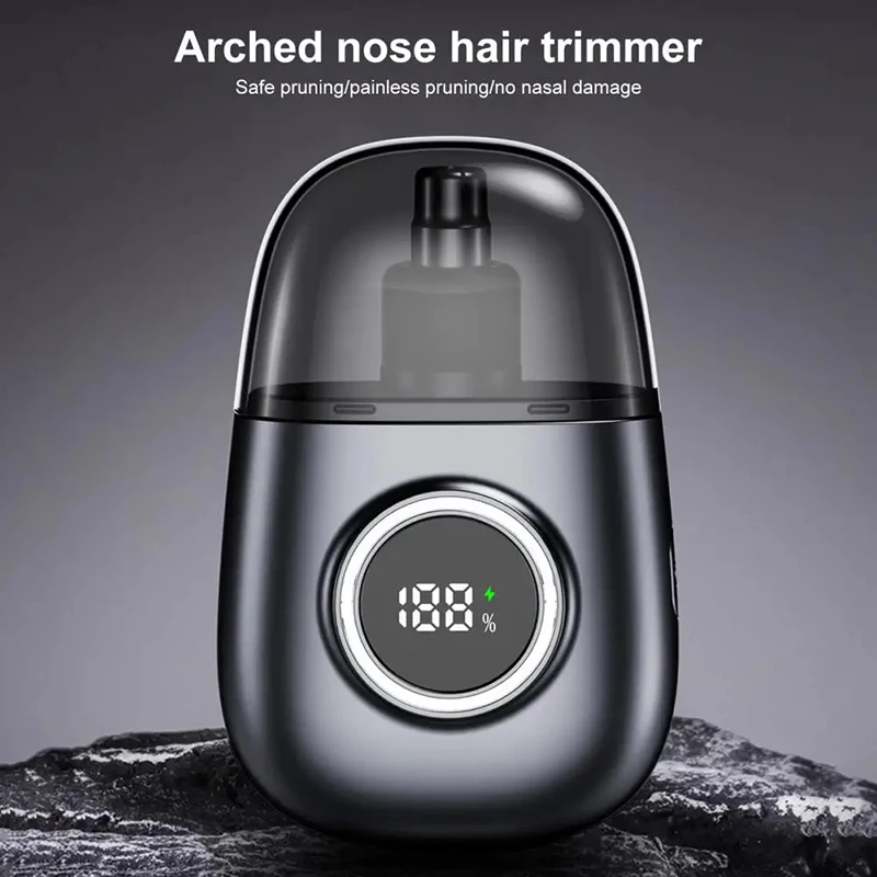 Xiaomi Mini Nose Hair Trimmer Rechargeable Men's Electric Nose Hair Trimmer Nose Scissors Shaver Cleaning Artifact Mini Unisex 3