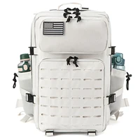 QT&QY 25L/45L Tactical Backpack for Men and Women Outdoor Survival Bug Out Bag Small School Rucksack Hking with Bottle Holder 2