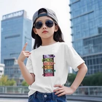 Ensemble de t-shirts d'été pour enfants, katseye Girl Music Group, pour garçons et filles, noir, rouge, tenue décontractée, manches courtes, vêtements cool 4