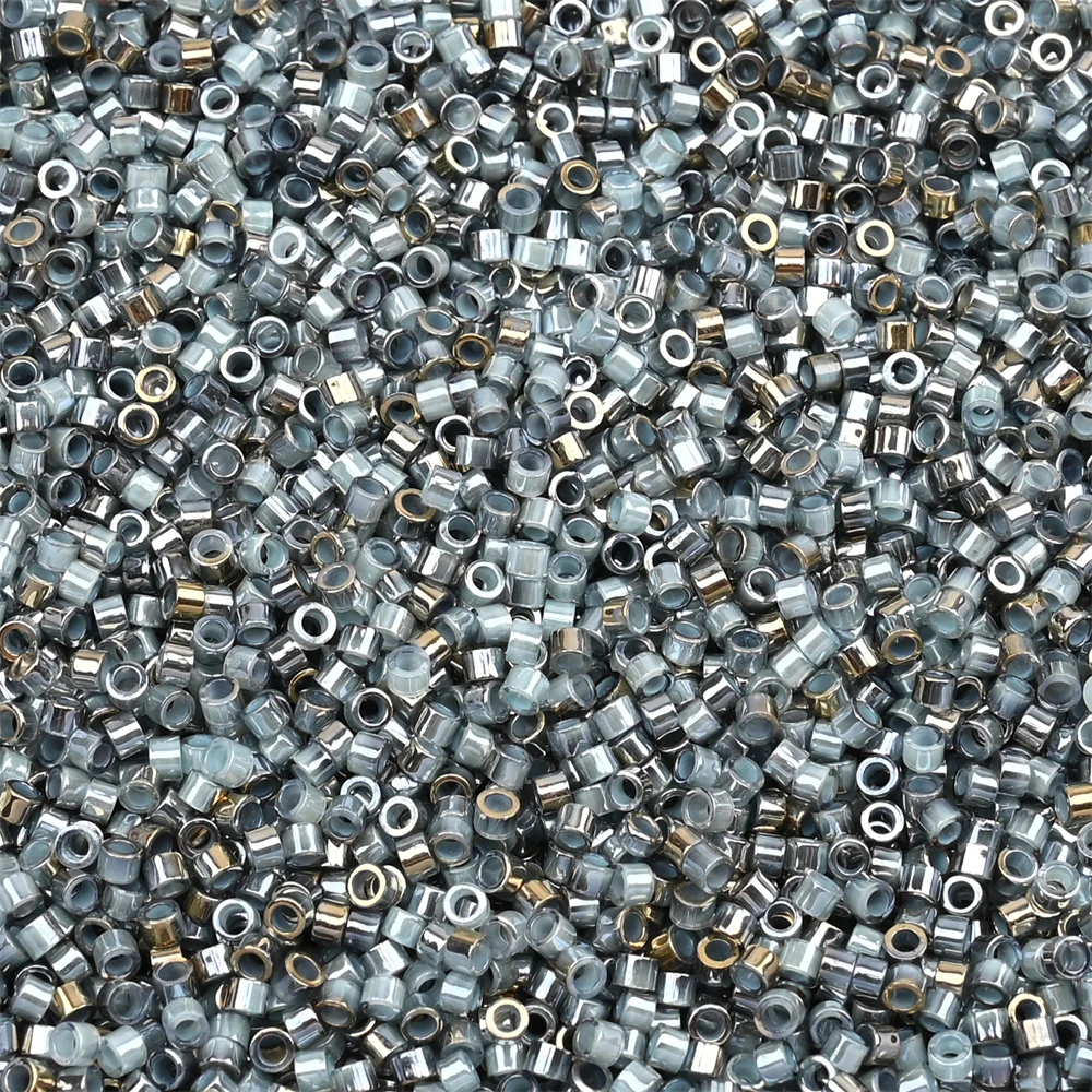 2,5 mm japanische antike Glasperlen, goldfarben plattiert, Mini-Perlen, handgefertigt, DIY-Halskette, Armband, Schmuck, Accessoires, Materialien – Detail 14