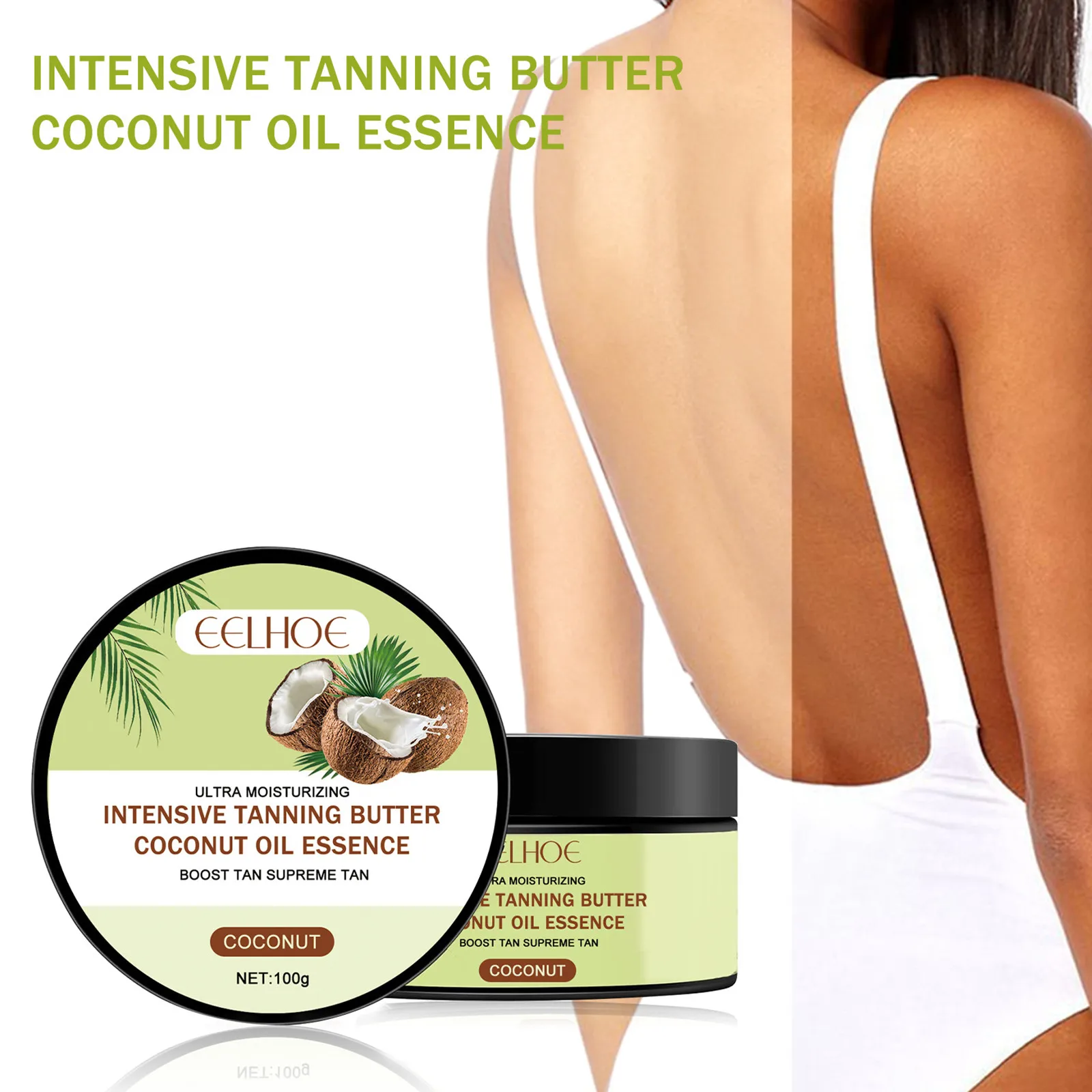EELHOE Body Tanning Cream Summer Outdoor Solarium Self Tanning Even Skin Tone Body Lotion for Long Lasting Bronzing Skin Achieve