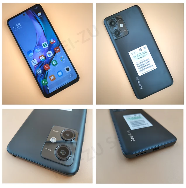 Xiaomi-Redmi Note 12 5G Smartphone, Global Rom, Snapdragon 4 Gen 1 