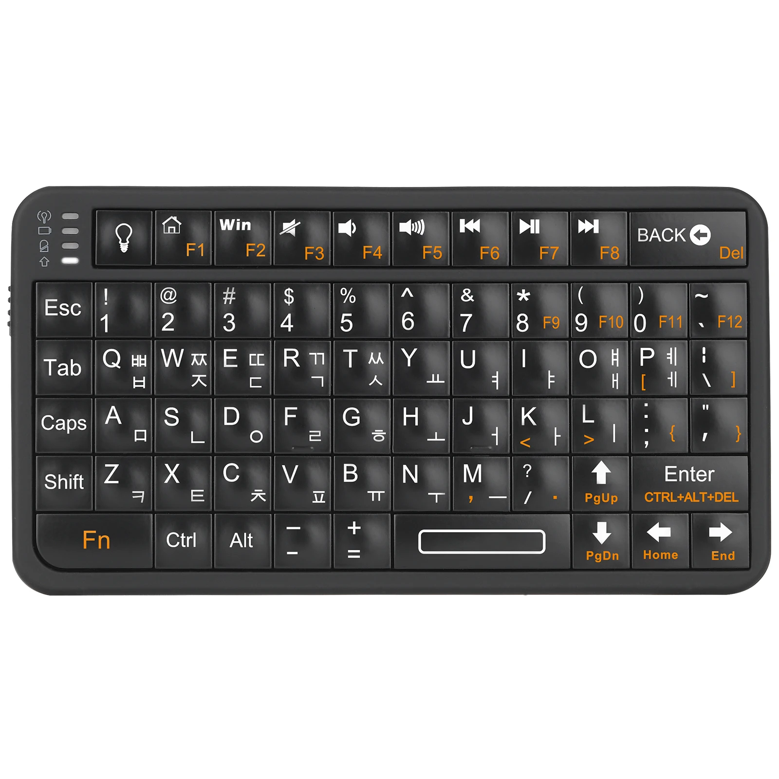 Slim Wireless Bluetooth Keyboard with Rechargeable Battery - Multilingual Layout