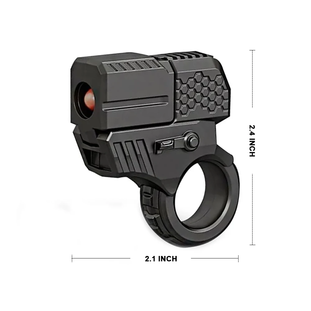Plastic Fidget Toy Anti Stress Mini Shell Ejecting Toy Gun Hand Spinner Ring Pistol Birthday Gift Dropshipping 2