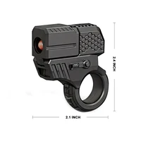 Plastic Fidget Toy Anti Stress Mini Shell Ejecting Toy Gun Hand Spinner Ring Pistol Birthday Gift Dropshipping 2