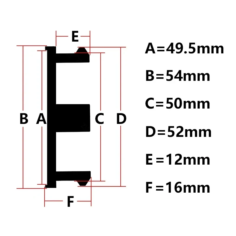 Car Wheel Rim Hub Cap 4Pcs/Set 54mm Black Silver ABS Plastic Dust-proof Covers for Auto Accessories