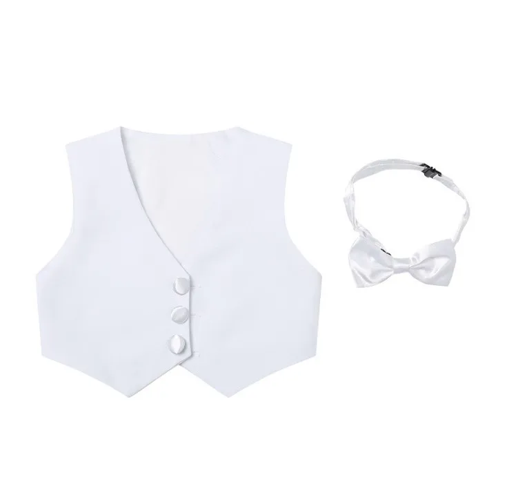 Classic Beige Baby Tuxedo Set 5