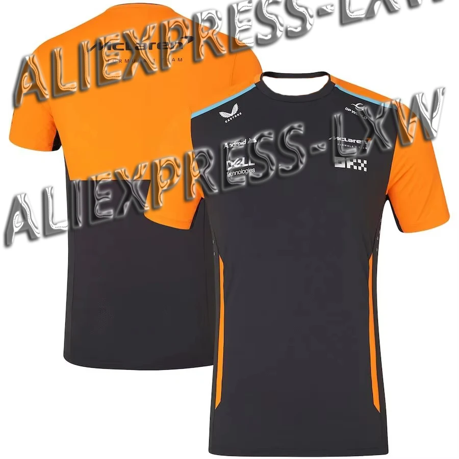Summer New Formula Team Racing 3D Printed Men's T-shirt Breathable O Collar Fashion Street Casual Short-sleeved Sweatshirt
