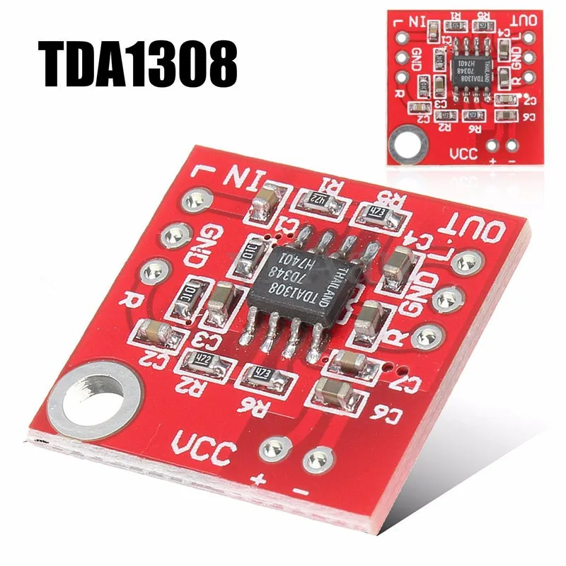 Audio Amplifier Board Mini TDA1308 Headphone power Amplifier Board module Audio Preamplifier 3V-6V Class A Class B Stereo Sound Board Low Power AMP audio amplifier board pre amplifier