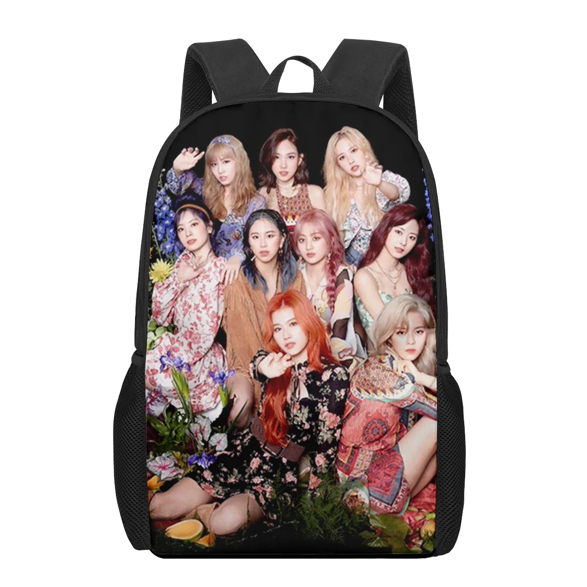 TWICE Children School Bag for Toddler Printing Kid's Backpack Schoolbag Shoulder Bag Boys Girls Book Bags Mochila infantil