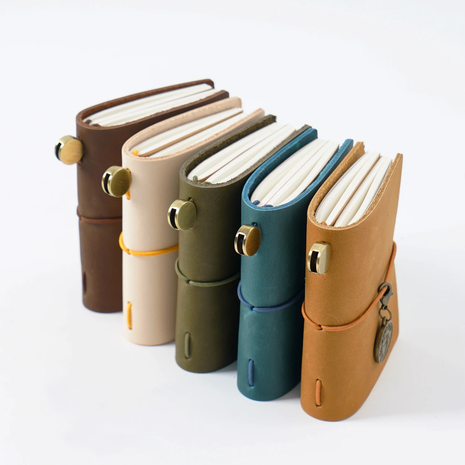Genuine Leather Mini Travel Notebook Pocket Planner Sketch Book Diary Journal Office & School Supplies Stationery leather notebook student notebook bullet journal notebook