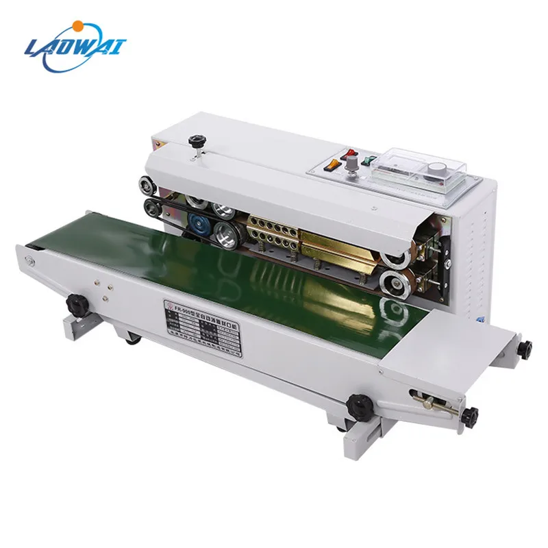 continuous band sealer automatic bag sealing machine 