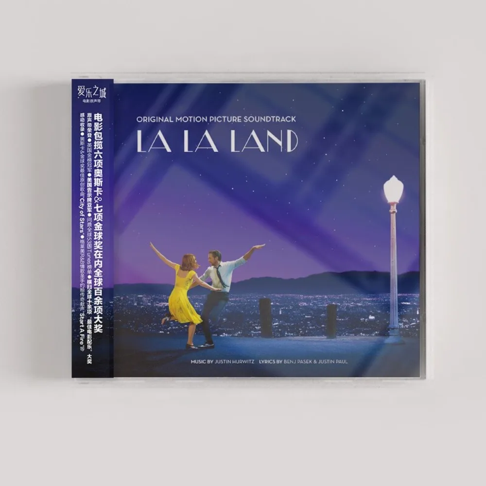La La Land (Lalaland) OST Film Müziği CD'si Vinil Dokulu Klasik Film Şarkıları Batı Müziği Koleksiyoncu Diski