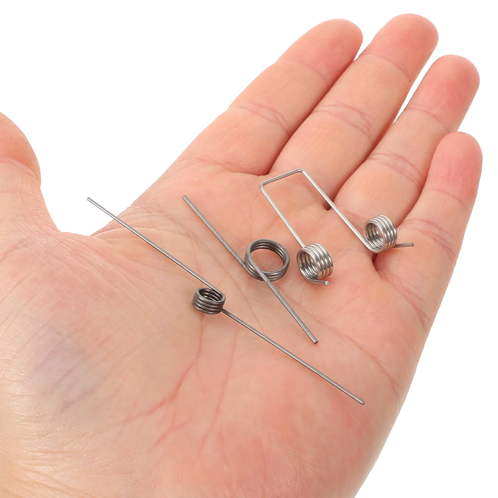Lid knob 18 Pcs Trash Can Storage Lid Torsional Spring Metal Bucket Trashcan Springs Replace for Stainless Steel Garbage Repair