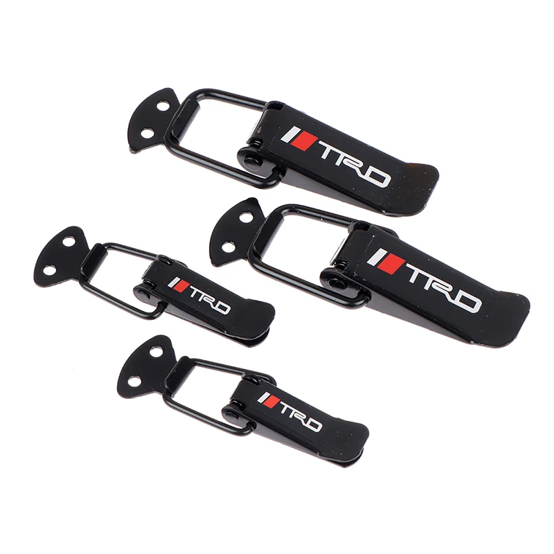 2PCS/set Lock Clips Kit Car Truck Hood Clip Hasp Quick Release Fasteners For Racing Car Bumper Security Hook Auto Accessories