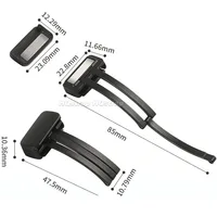 Fermoir magnétique en métal pour Samsung Galaxy Watch 4 5, 20mm, acier inoxydable, boucle pliante, bracelet de montre intelligente, accessoires à boutons 3