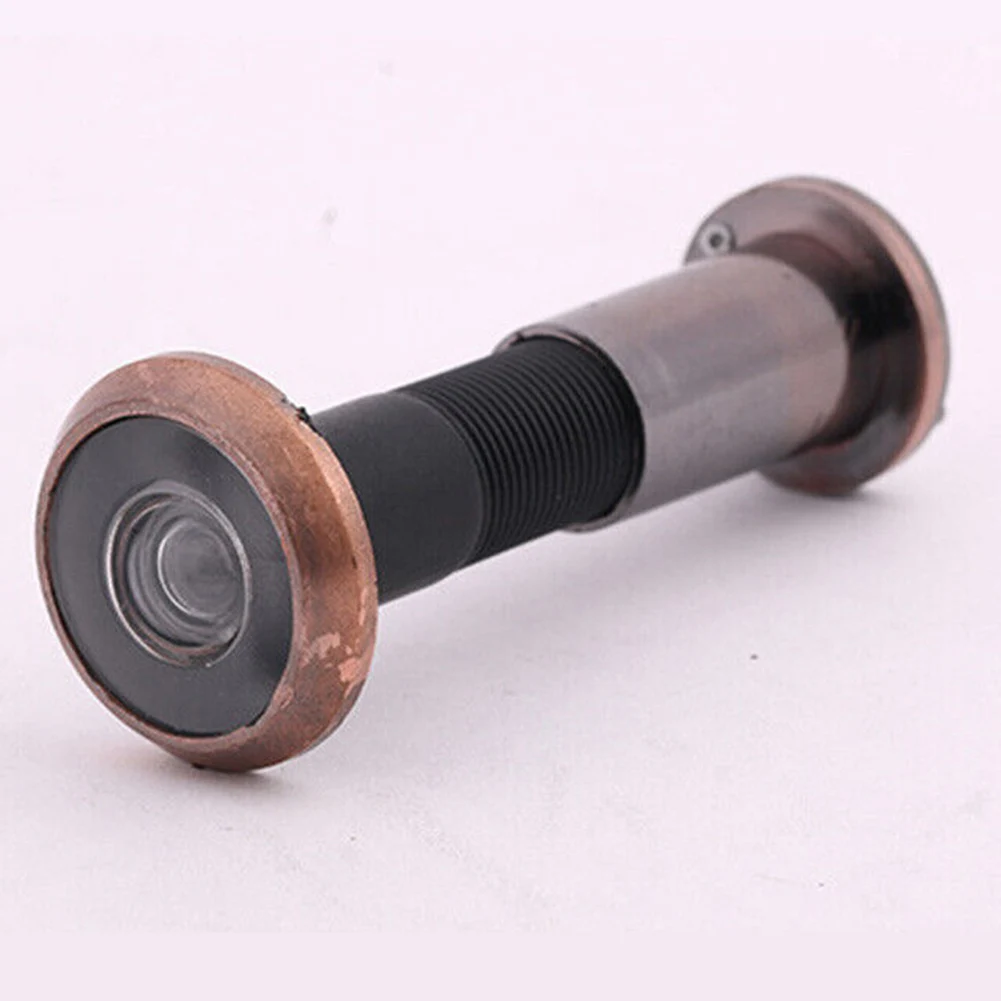 Door Peephole 200 Degree Wide Angle Door Viewer Security Peek Hole Glass Lens Home Improvement Hardware